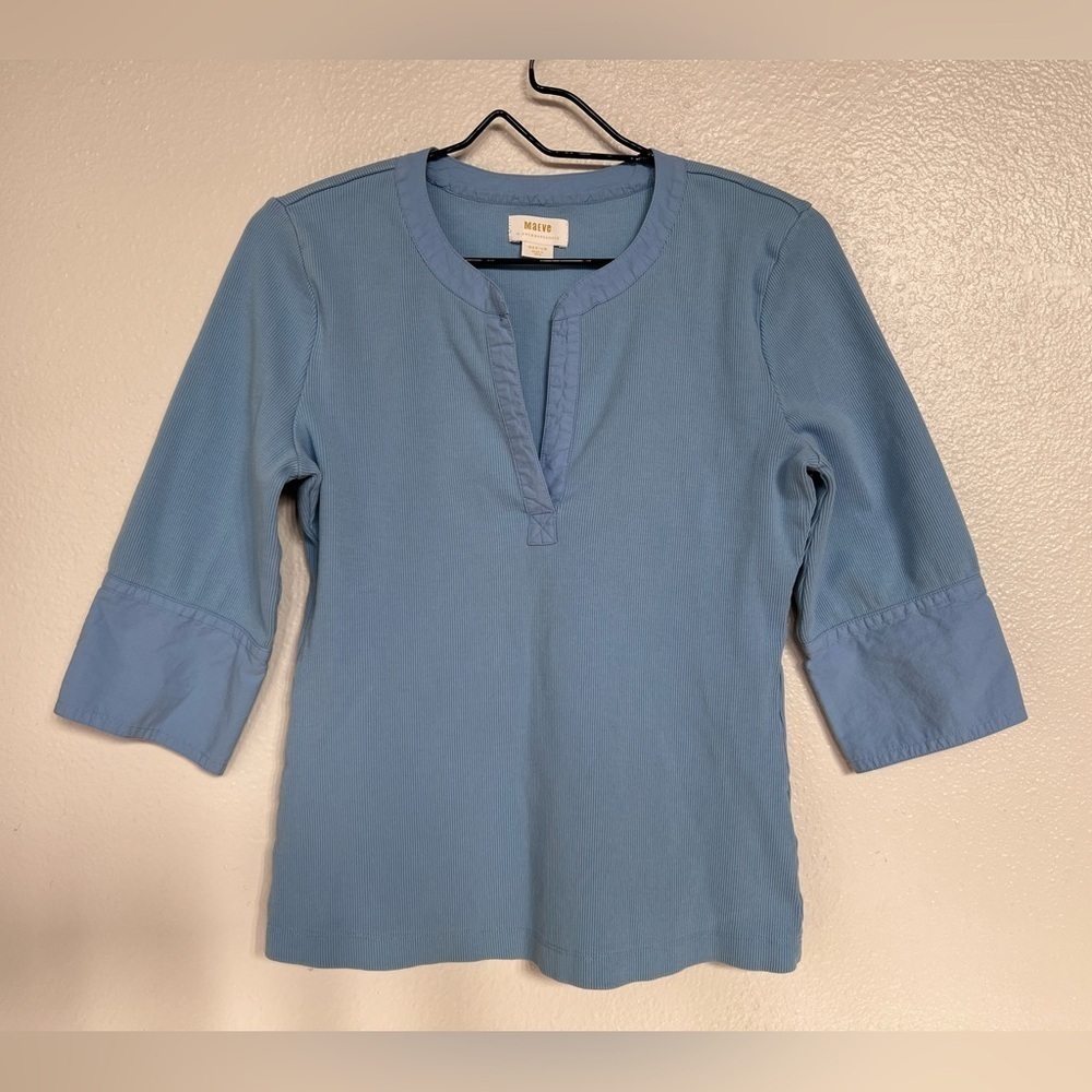 Anthropologie Maeve Ribbed Top